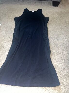Classic Black Sleeveless maternity  Dress